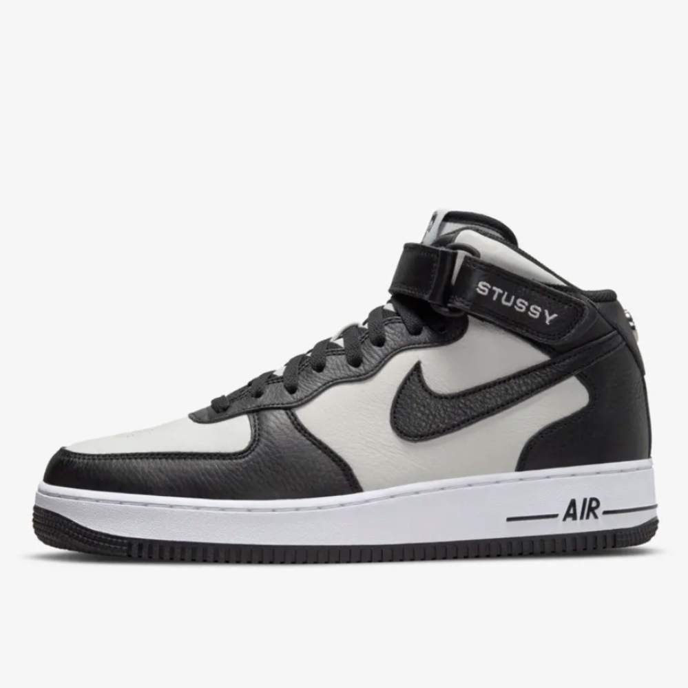 NIB Nike x Stussy Air Force 1 Mid - Size 6.5Y Women 8 - Picture 5 of 11